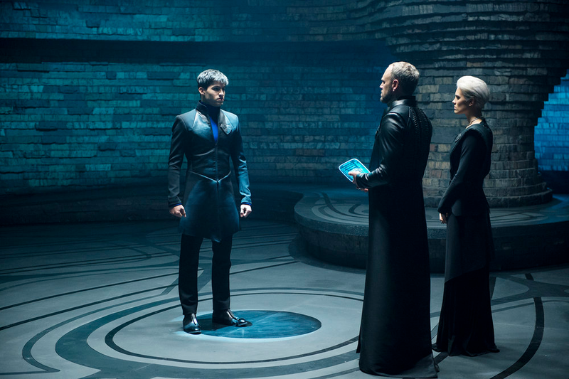 Cameron Cuffe, Elliot Cowan, and Wallis Day